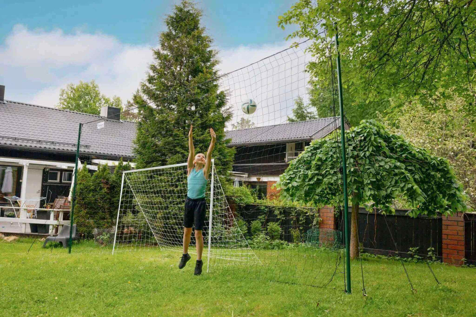 Open Goaaal® Standard — Fodboldmål Have med Rebounder
