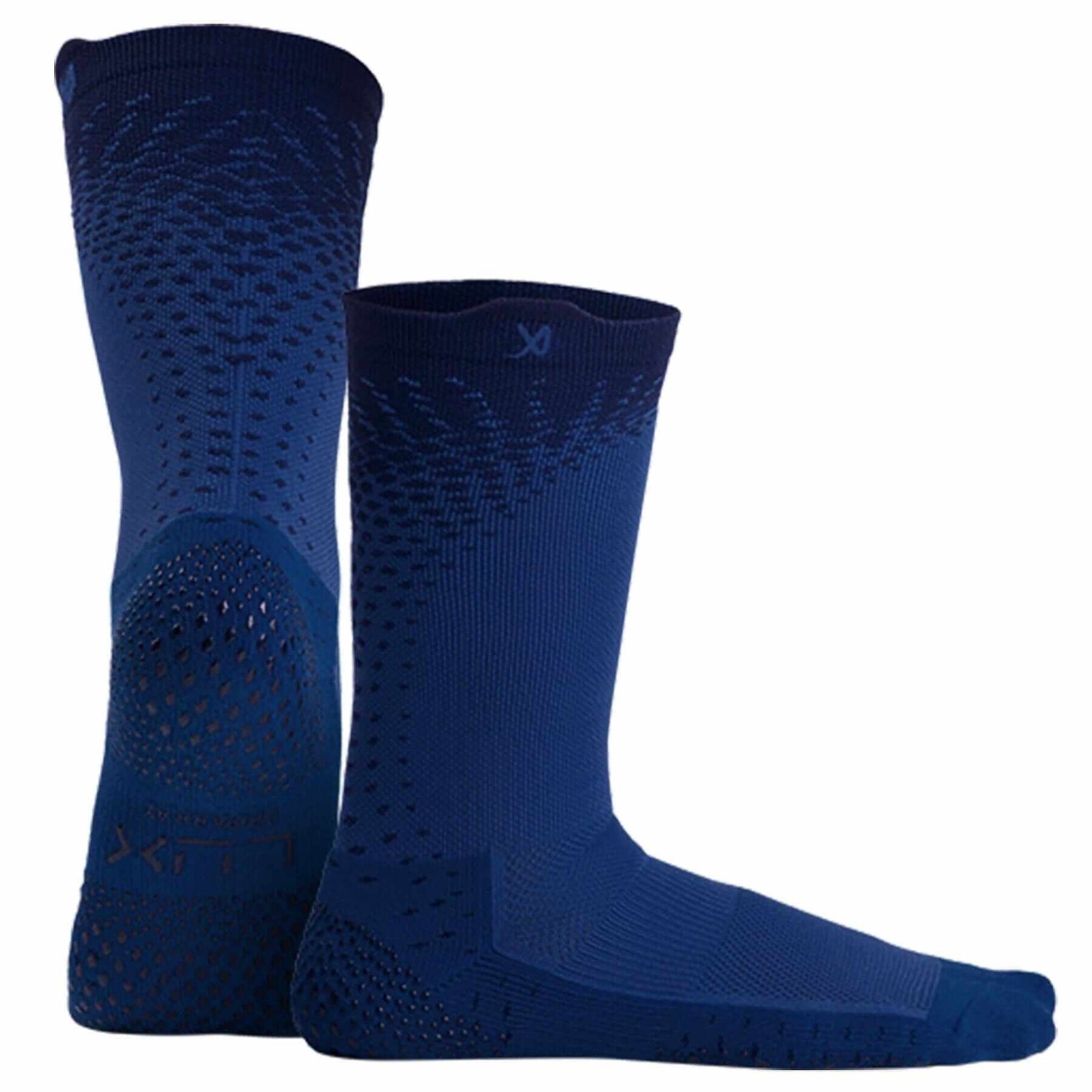 Performance Cleat Socks providing ankle support and anti-slip functionality in action