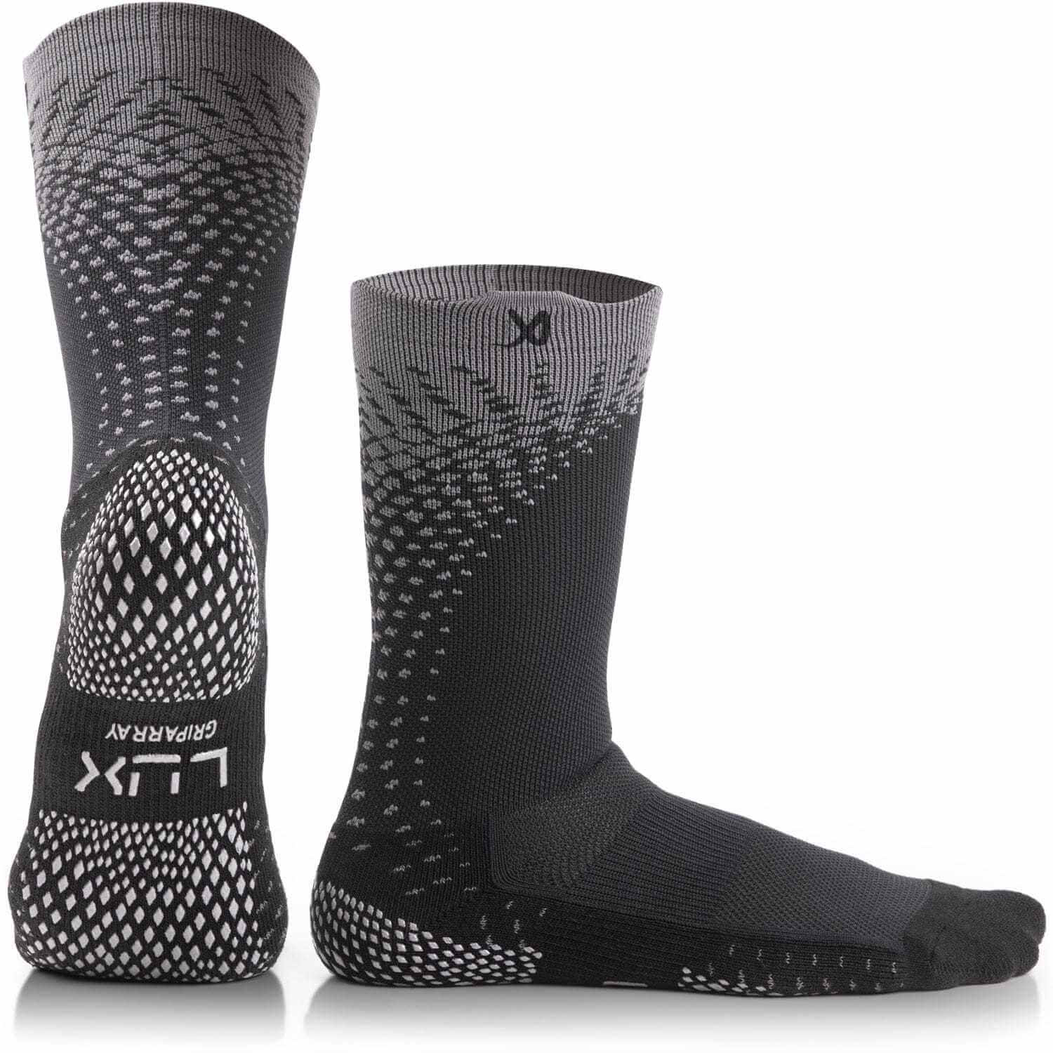 Performance Grip Cleat Socks with advanced GripArray Technology for traction and stability.