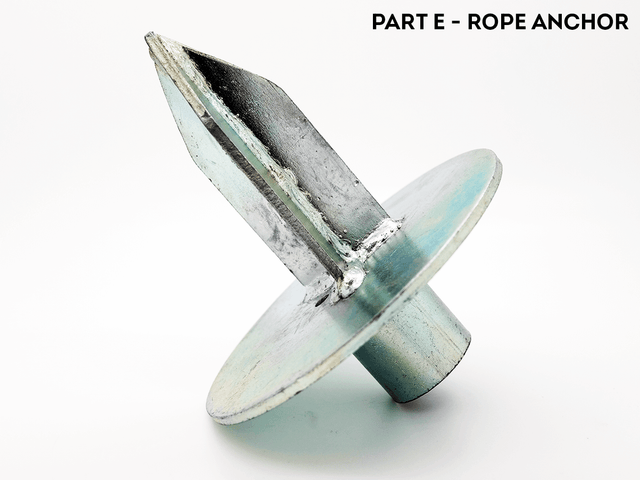 Football goal spare part pole spike for OpenGoaaal, ensuring optimal performance and compatibility.