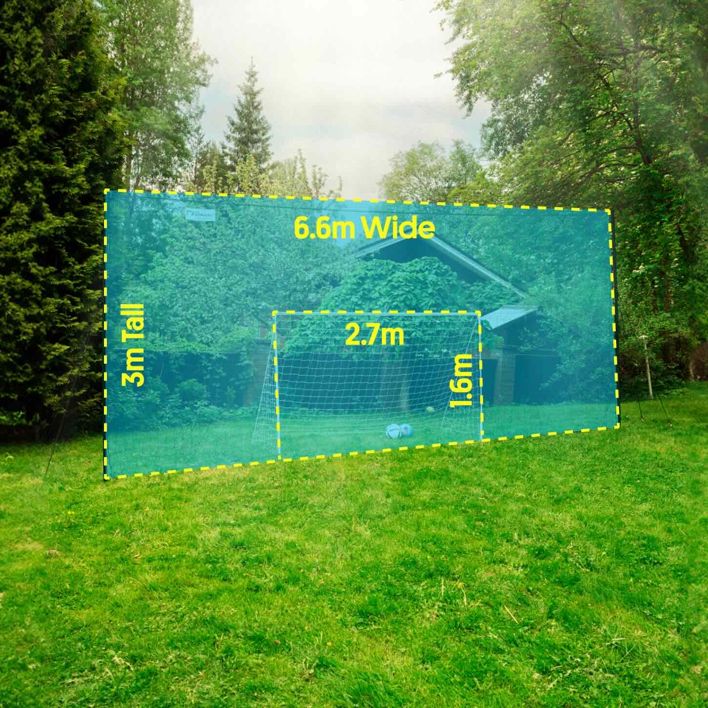 Open Goaaal® Bramkarz piłkarski 3-w-1 - STANDARD