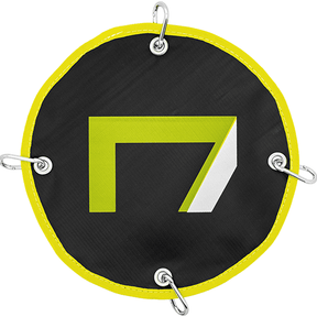 Precision shooting target with hooks for flexible placement and skills development.
