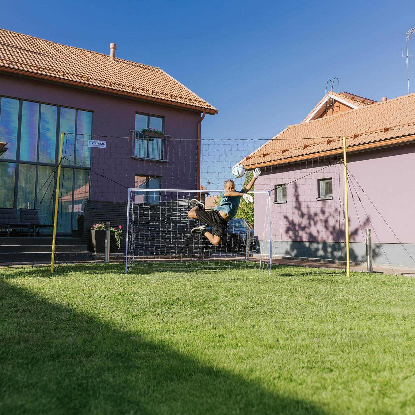 Open Goaaal® Trener Bramki Piłkarskiej 3-w-1 - JUNIOR