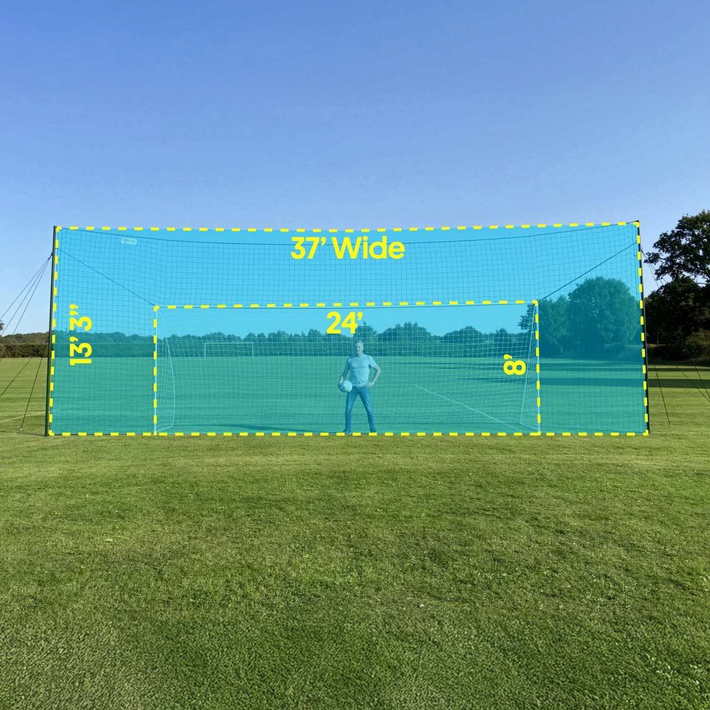 Open Goaaal® Bramkarz piłkarski 3 w 1 - REGULATION